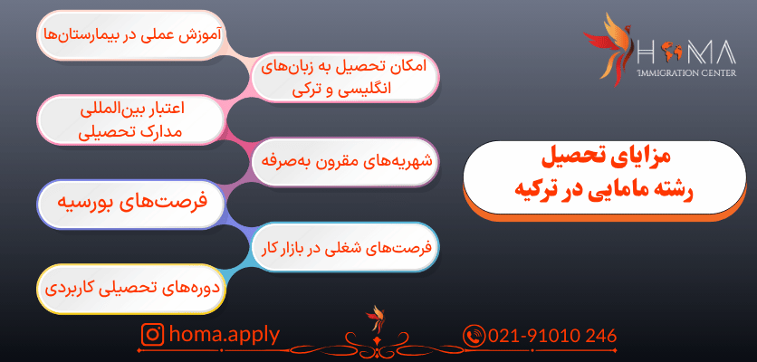 مزایای تحصیل مامایی در ترکیه